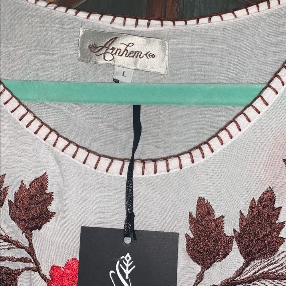 ARNHEM Arion White Embroidered Maxi Dress - Picture 2 of 9